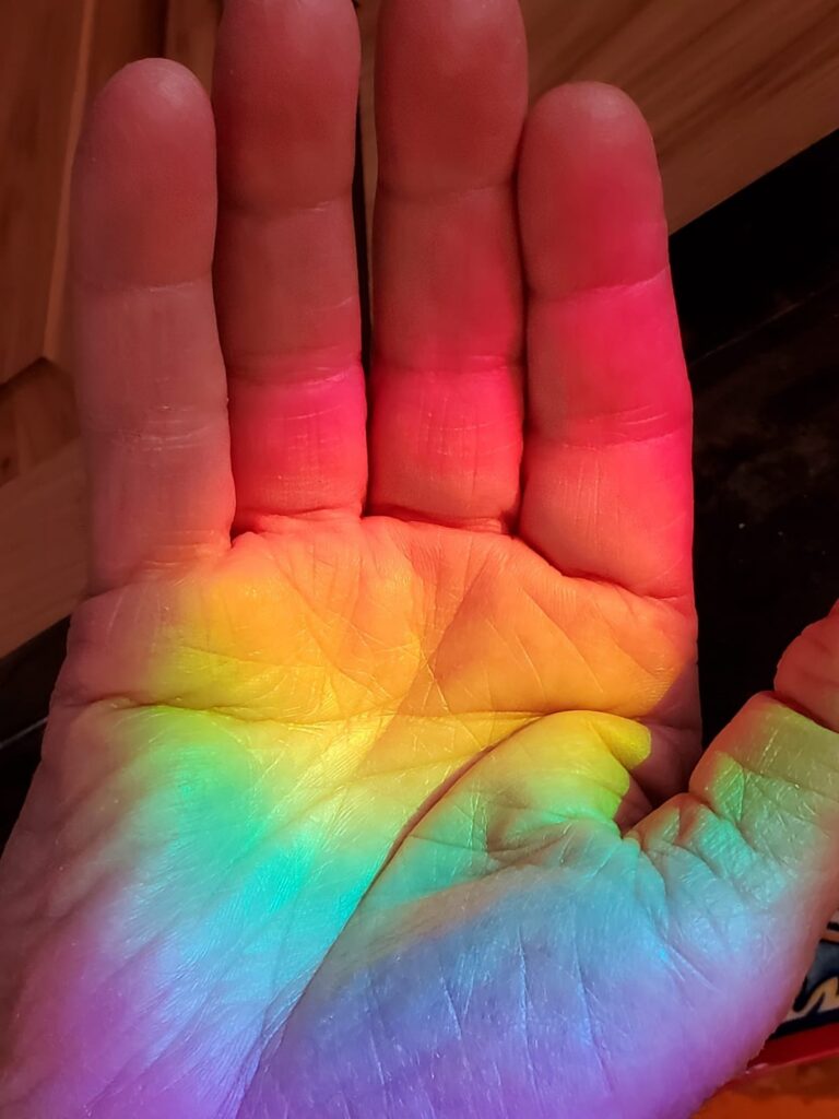 Rainbow Hand Helping hand